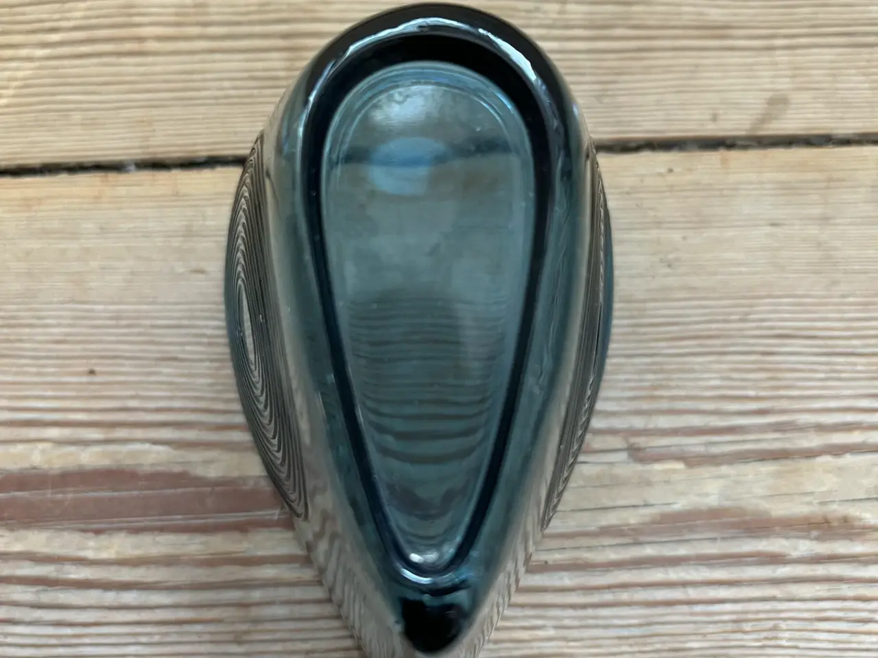 Billede 7 - Smuk grå glas Flødekande