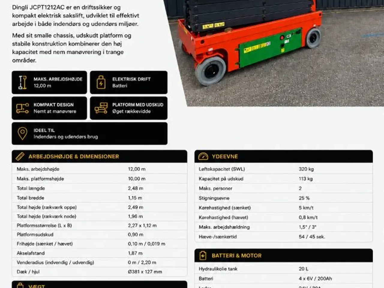 Billede 6 - Dingli JCPT1212 AC