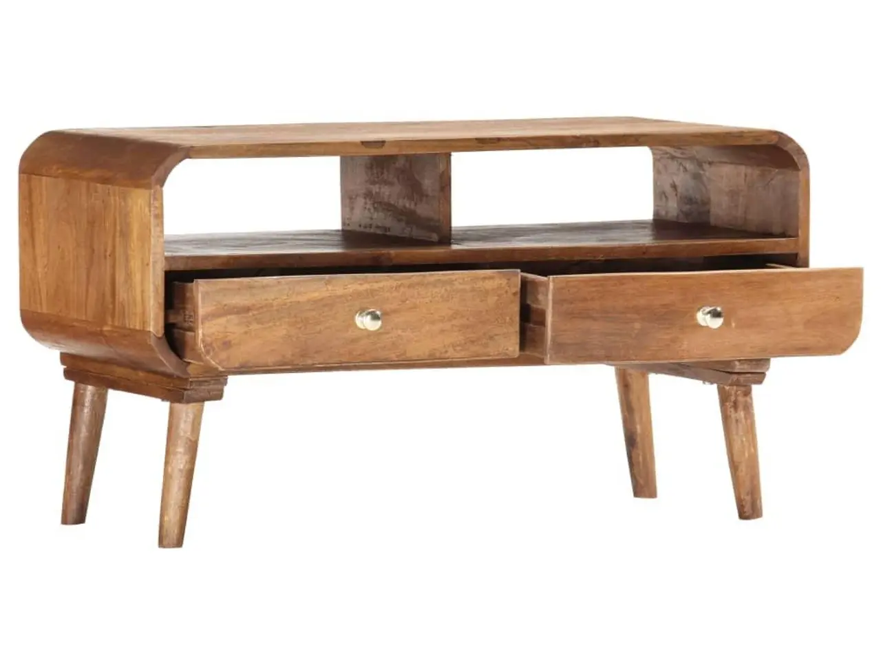Billede 2 - TV-skab i massivt mangotræ - 90 x 35 x 47 cm