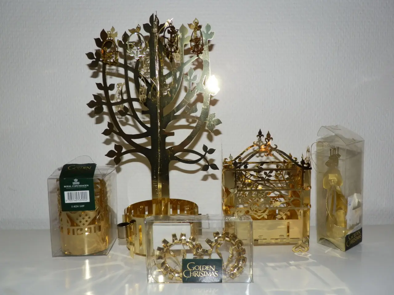 Billede 1 - Royal Copenhagen, Golden Christmas julepynt.