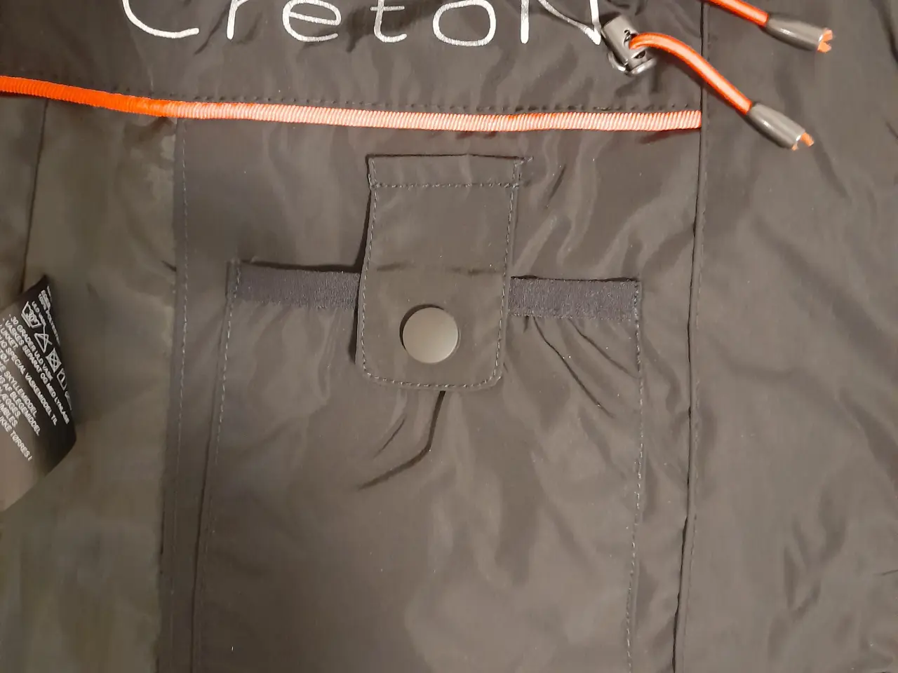 Billede 6 - Regnjakke, str. 38, CretoN, Sort