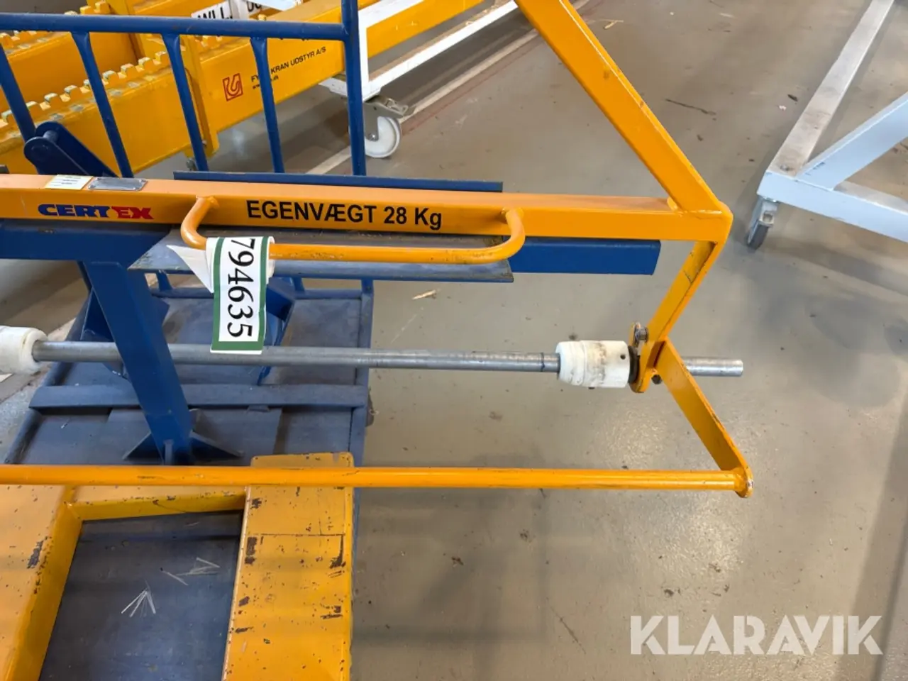 Billede 7 - Løfteåg Certex Lifting rail - 200kg