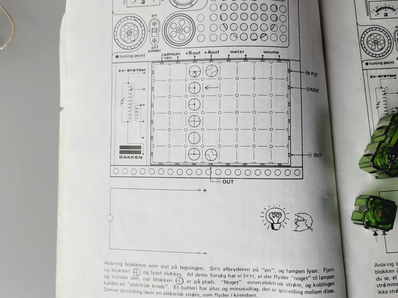 Billede 3 - Vintage Gakken Elektronik Eksperimentsæt 56 Forsøg