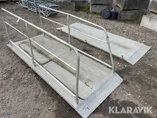 Gangbroer aluminium - 2 styk