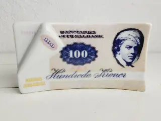 ⭐️- Retro sparebøsse i form af en 100 kr. seddel!