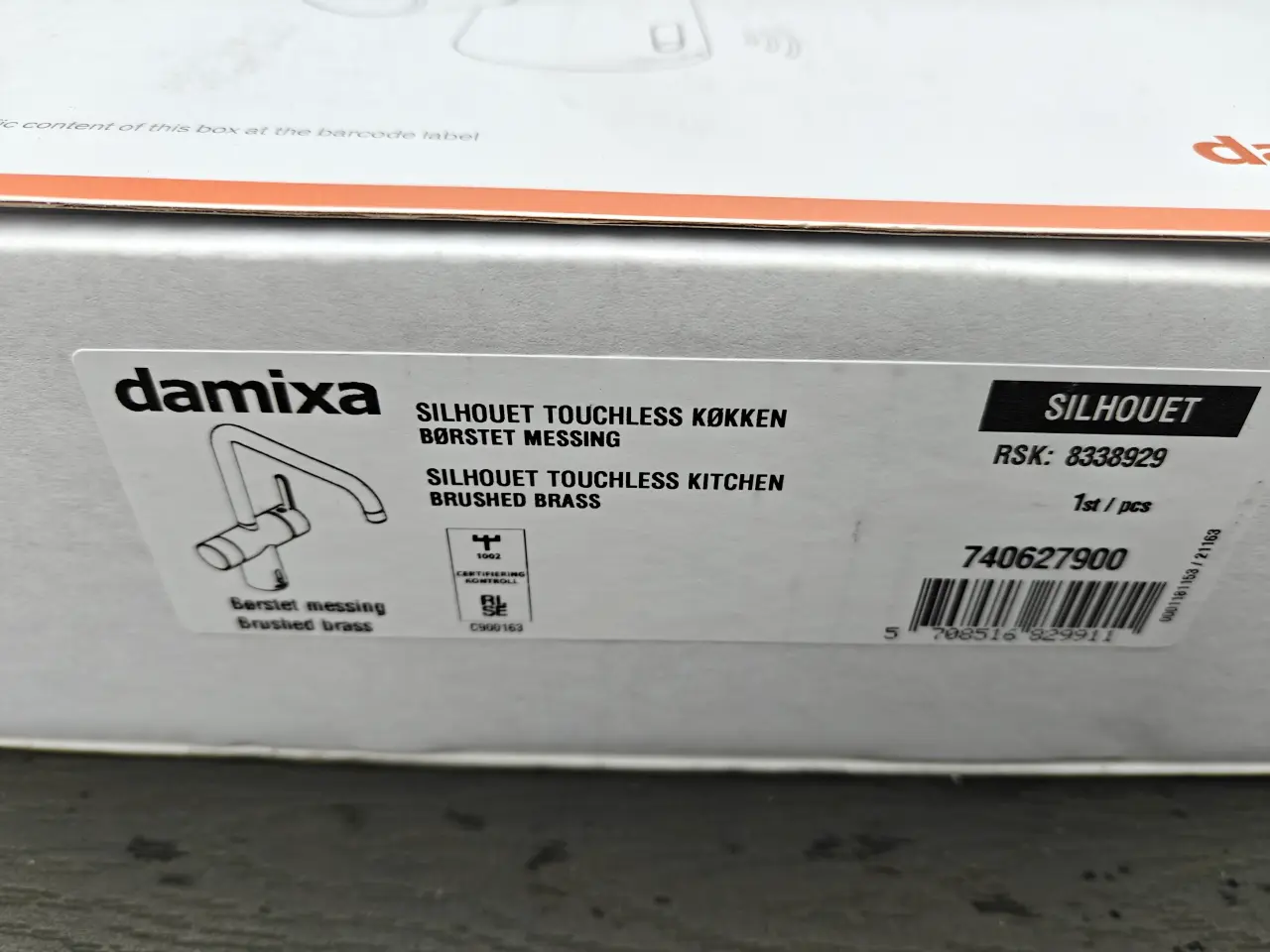 Billede 3 - Damixa Touchless køkkenarmatur i børstet kobber
