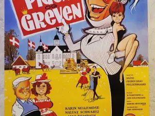 Filmplakat - Pigen og greven 