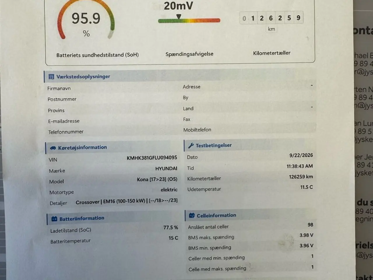 Billede 19 - Hyundai Kona EL Premium 204HK 5d Aut.