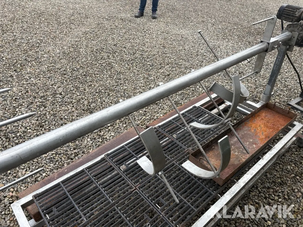Billede 10 - Grill til kalv/pattegris - rustfrit stål, med rotation