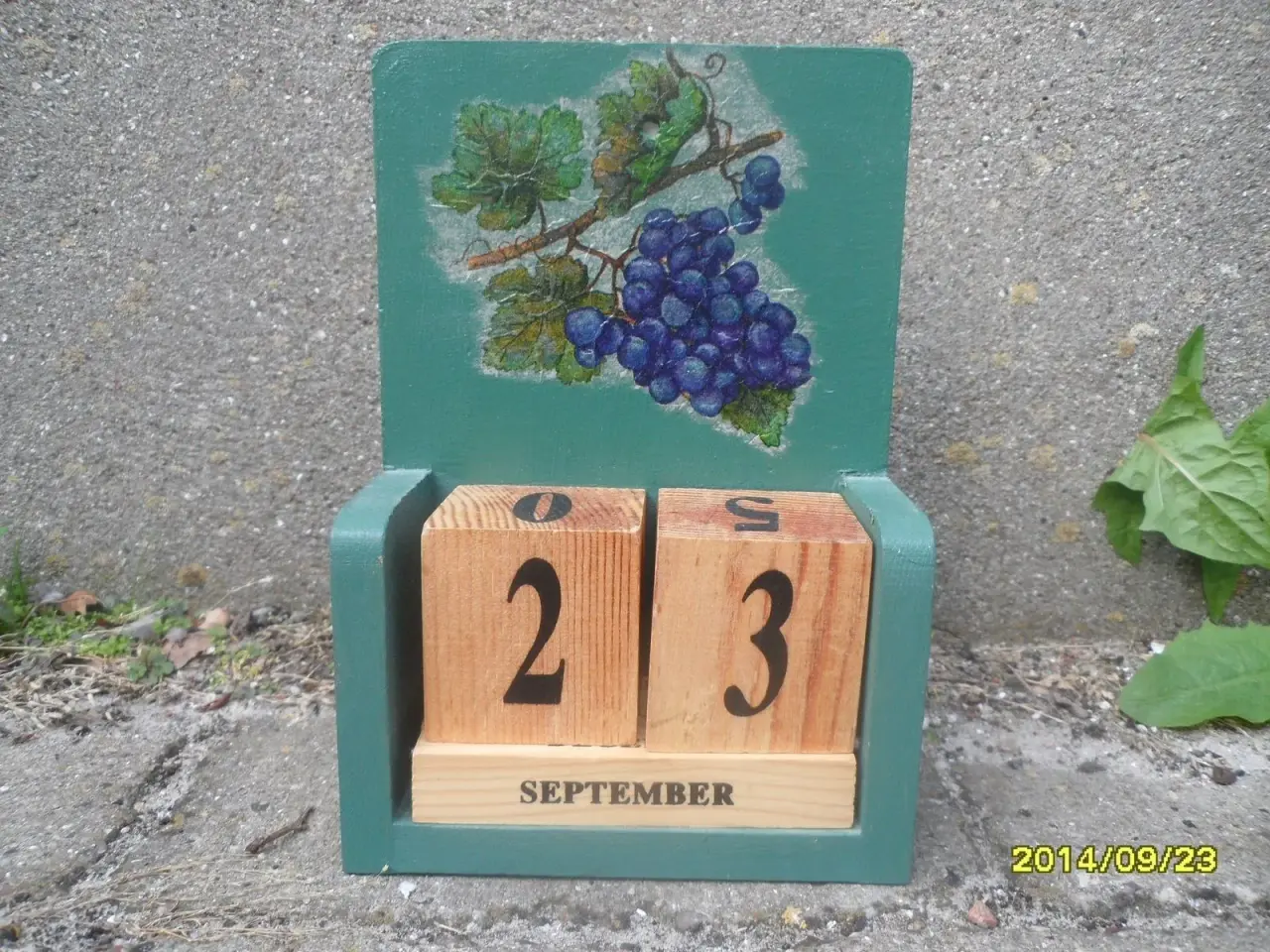 Billede 1 - Retro Vindrue Byggeklods kalender 