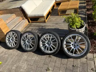 Oz superleggera 18” fælge med dæk