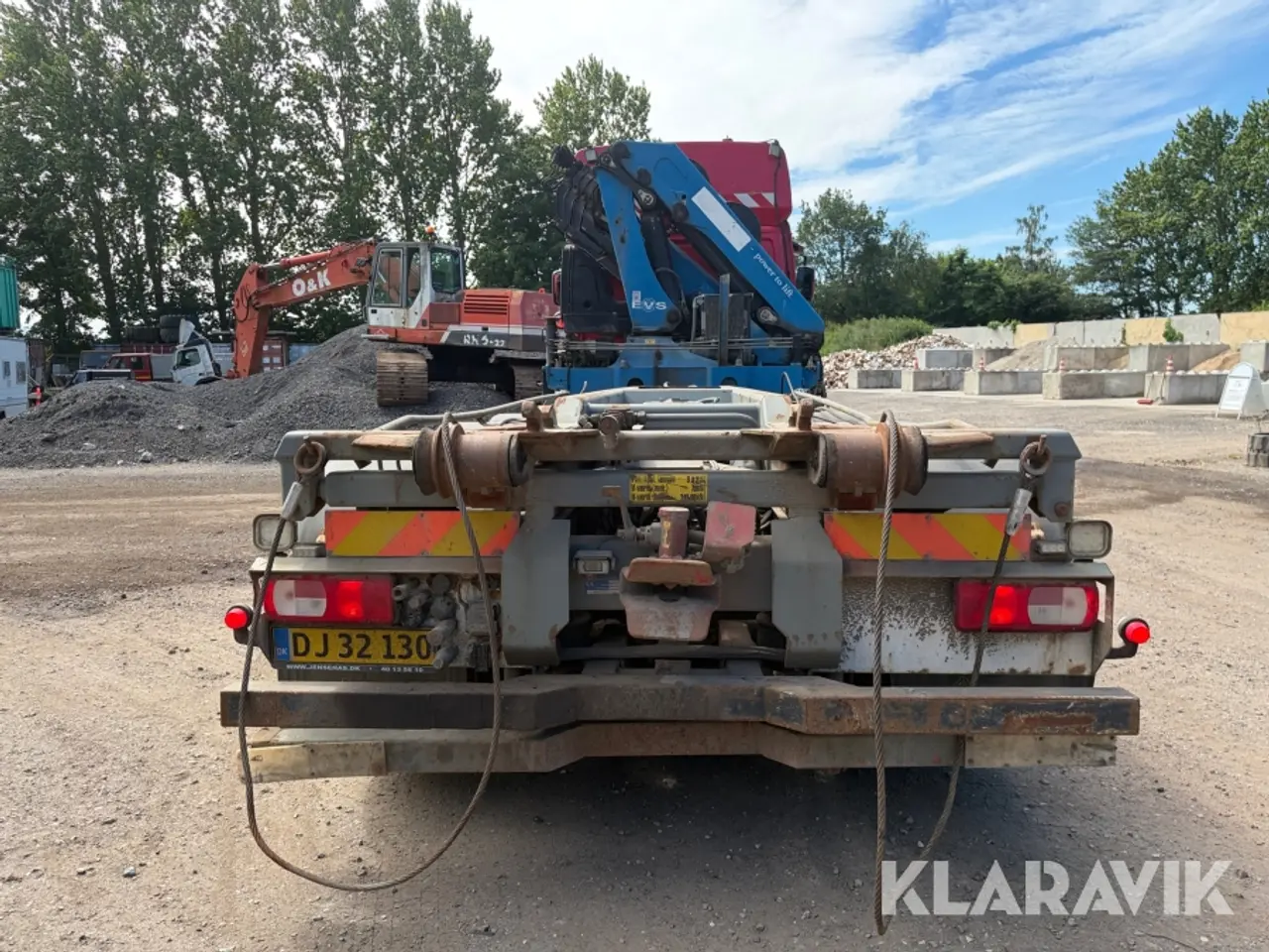 Billede 6 - Lastbil DAF CF med wirehejs og HMF kran