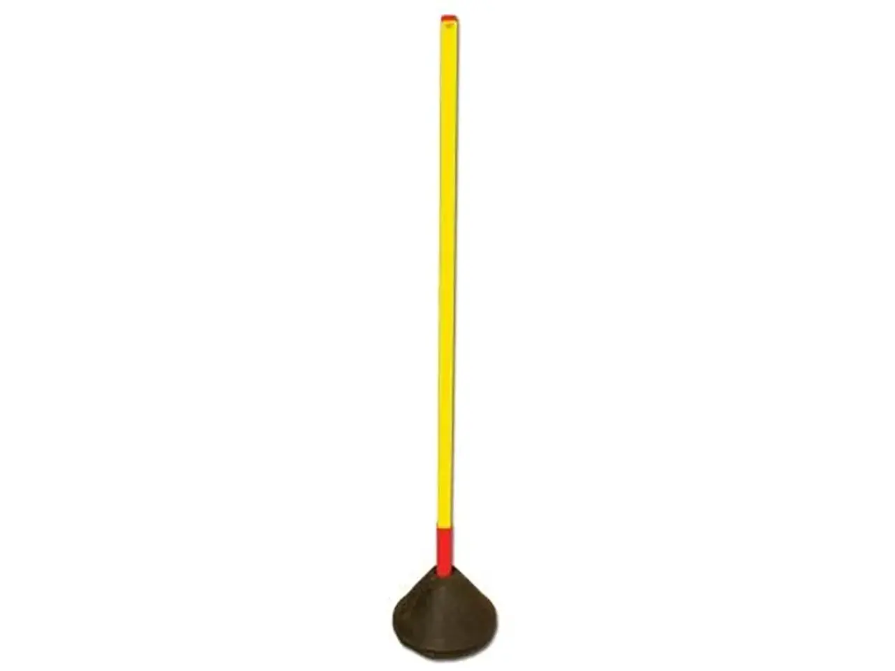 Billede 1 - Slalompind gul m 4kg sokkel