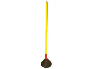 Slalompind gul m 4kg sokkel