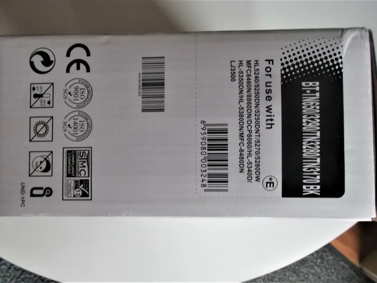 Billede 5 - Brother BT-TN650 / 3290 / TN3280 / TN3170BK sort