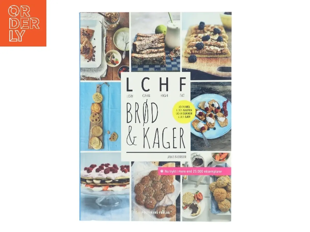 Billede 1 - LCHF – Brød & Kager af Jane Faerber (Bog)