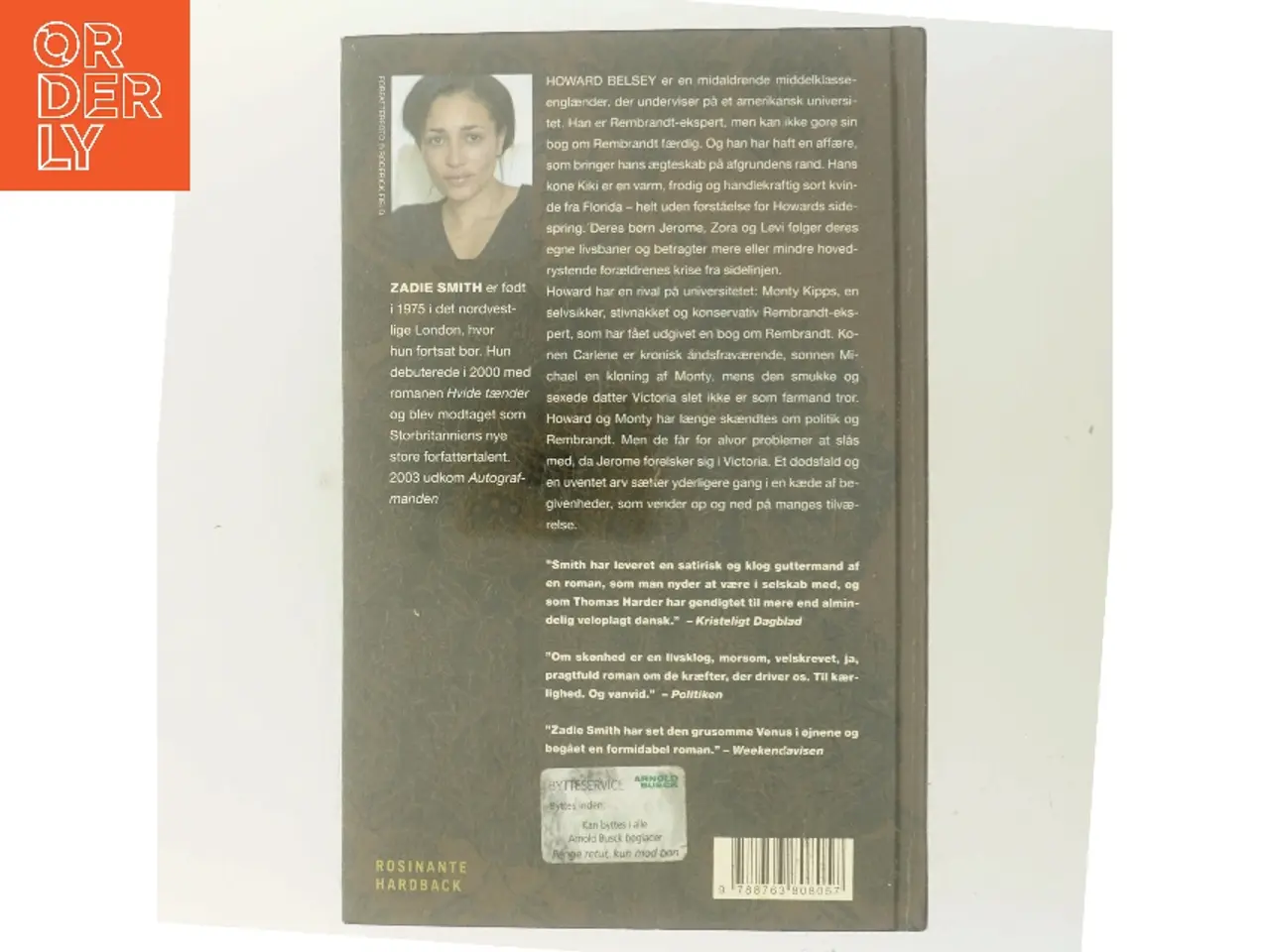 Billede 3 - Om skønhed : roman af Zadie Smith (Bog)