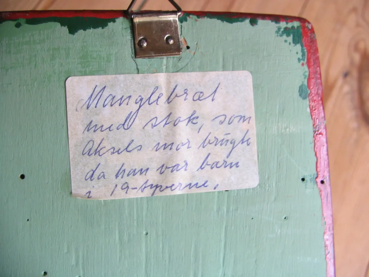 Billede 7 - Manglebræt med manglestok