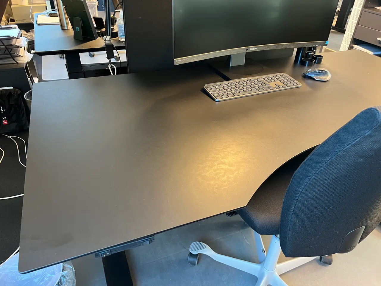 Billede 3 - Hæve sænkebord i sort 