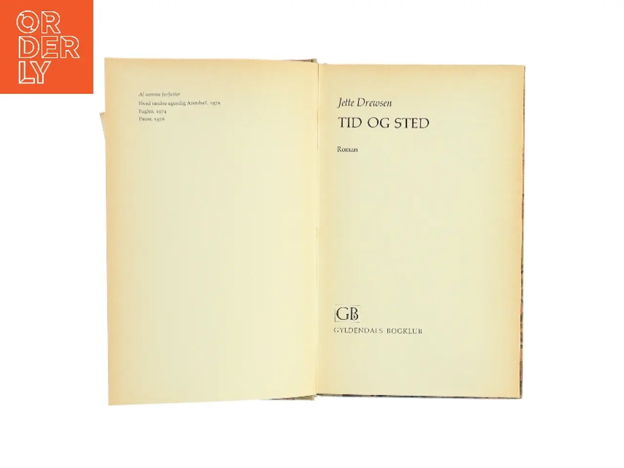 Billede 1 - Tid og sted af Jette Drewsen (Bog)