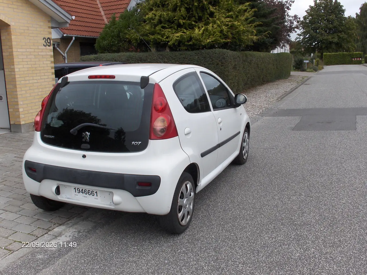 Billede 3 - PEUGEOT 107 ACTIVE 1,0