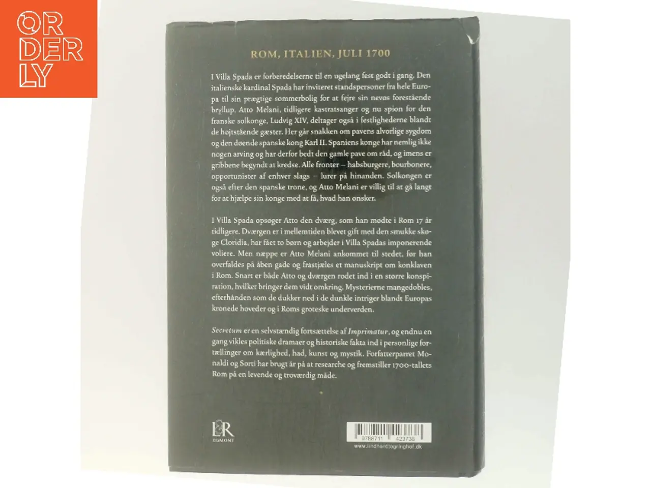 Billede 3 - Secretum af Rita Monaldi (Bog)