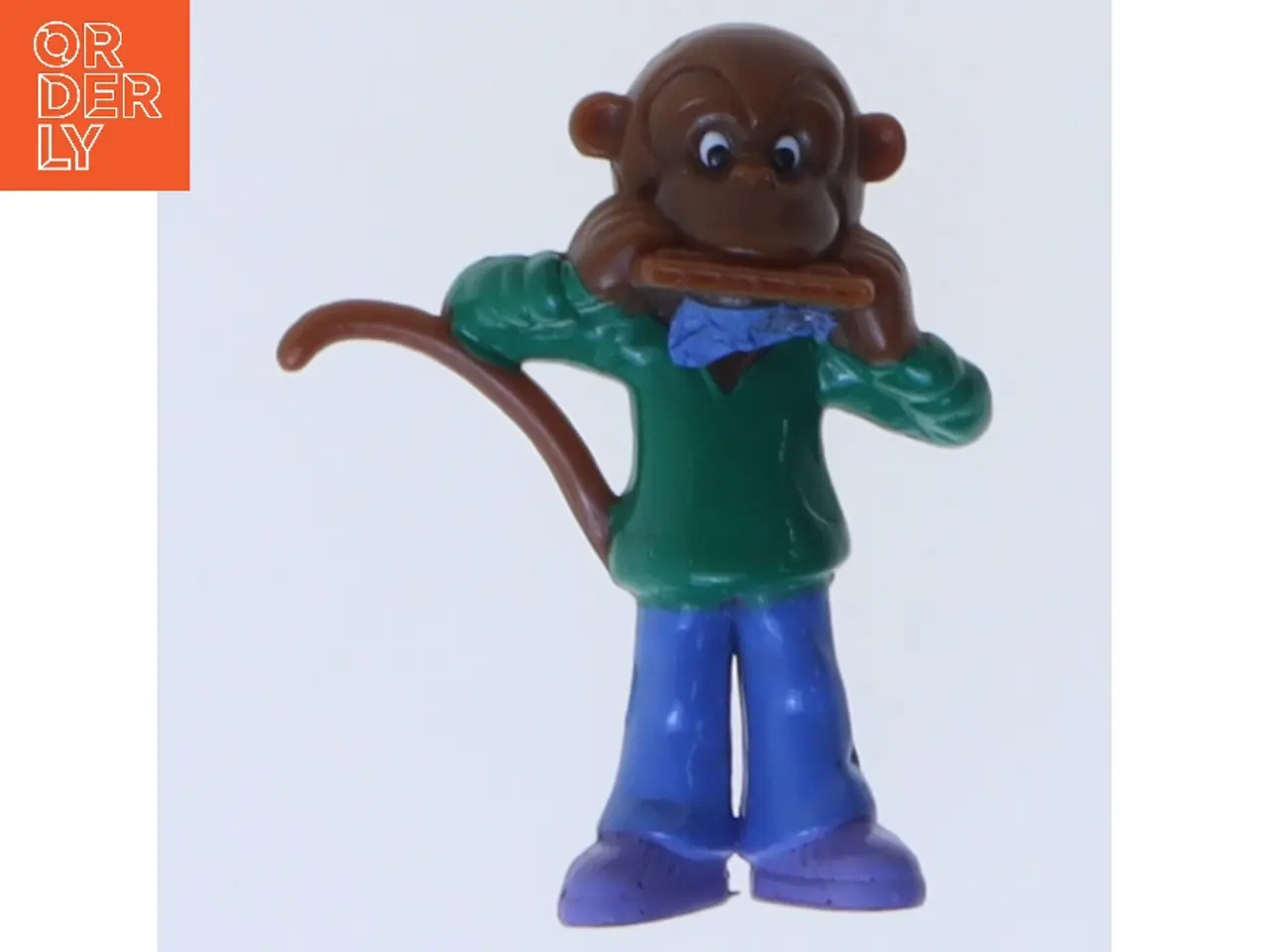 Billede 1 - Figur af abe med harmonika (str. 4,5 cm)