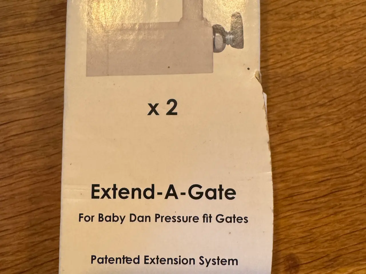 Billede 3 - BabyDan Extend-A-Gate, 2 forlængere, hvid, uåbnet