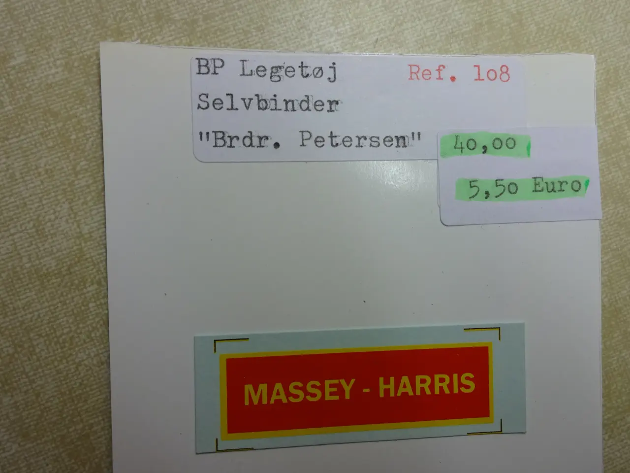 Billede 1 - BP decalsæt til selvbinder