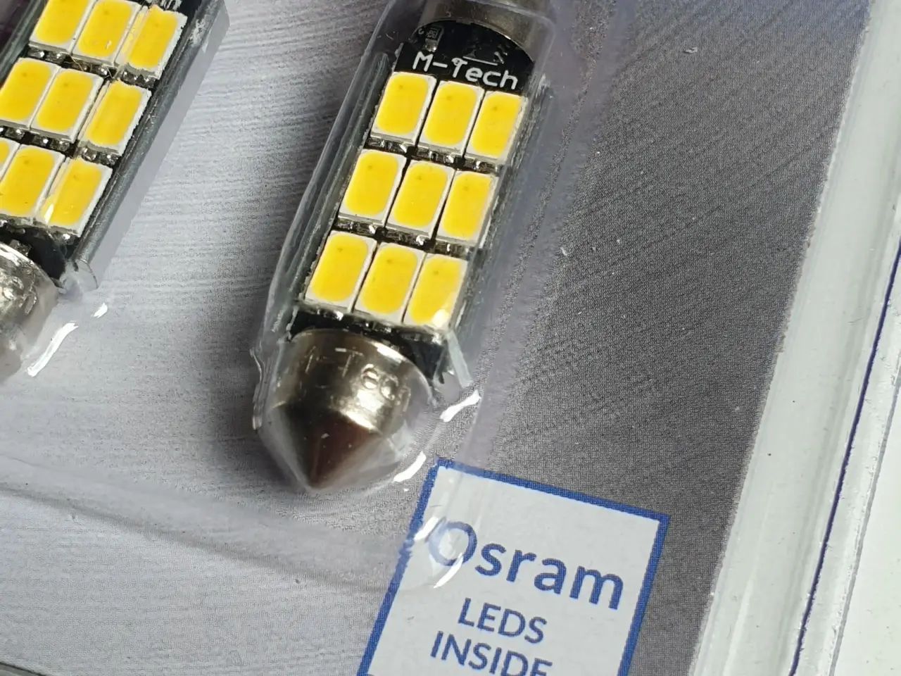 Billede 2 - LED Pærer 2 x 9 SMD 5630 LED CANBUS C5W C10W 