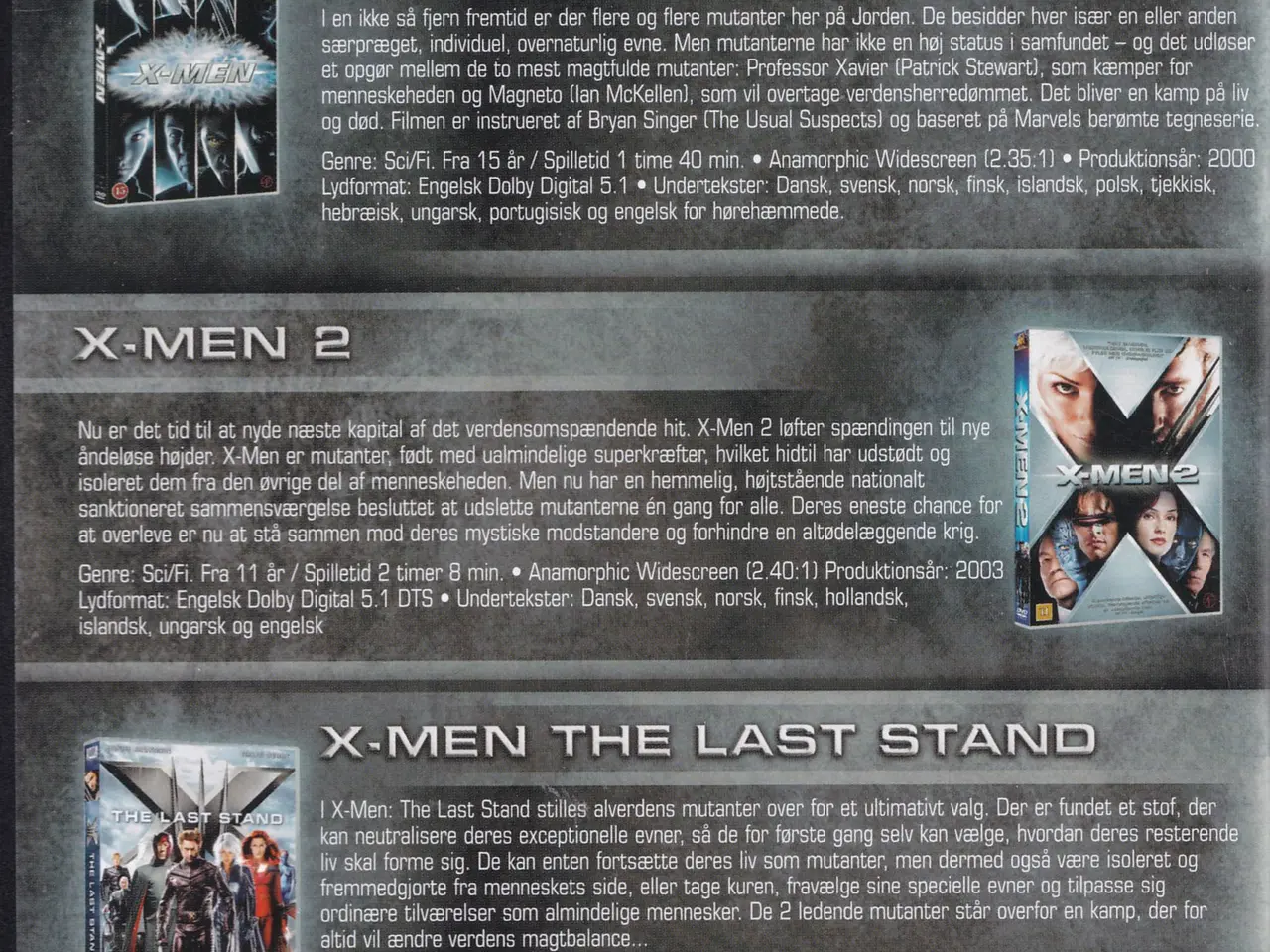 Billede 2 - X-Men - Trilogy (3-disc)