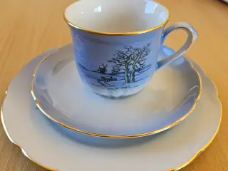 Kaffekop Firkløver, Christineholm, Vinterstemning