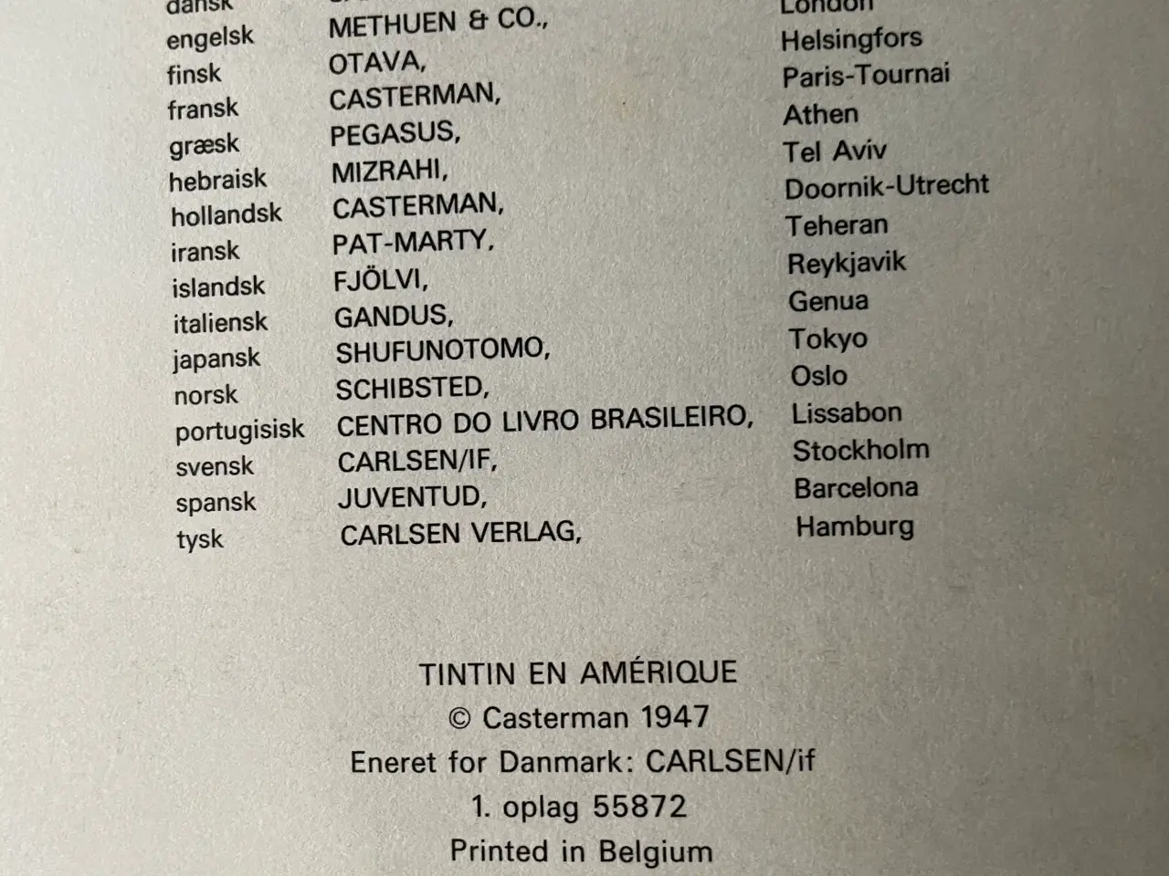 Billede 3 - Tintin i Amerika
