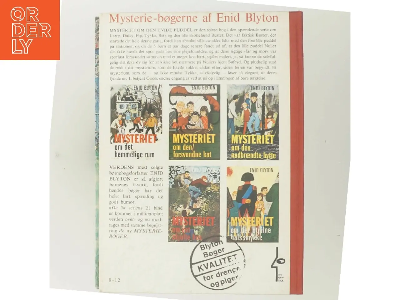 Billede 3 - Mysteriet om den hvide puddel af Enid Blyton (Bog)