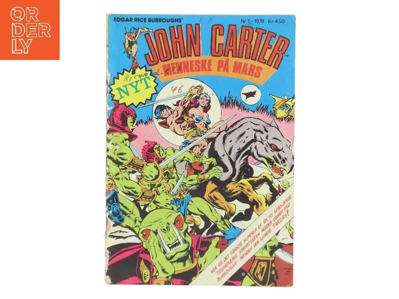 Billede 1 - John Carter: Menneske på Mars (Bog)