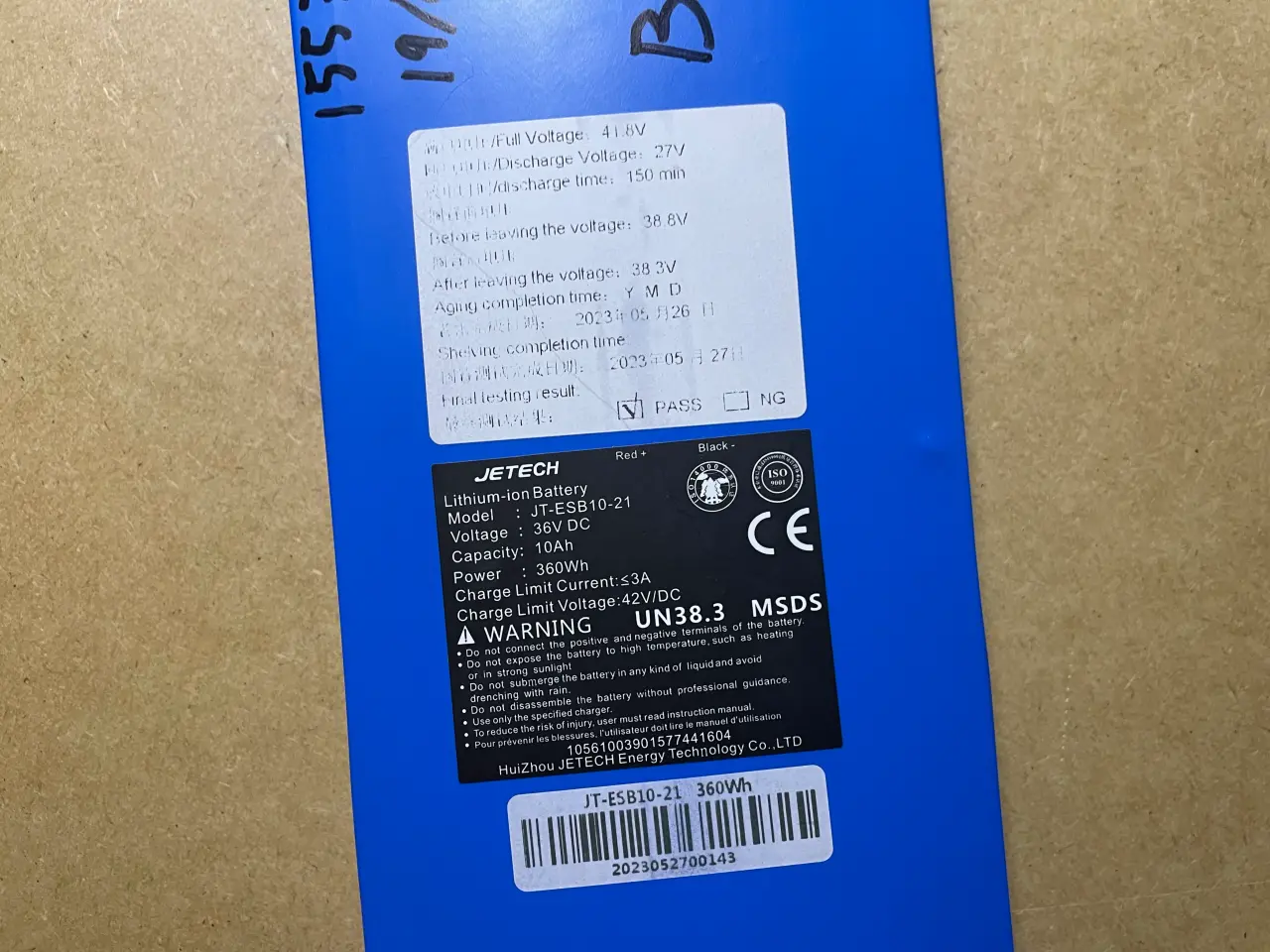 Billede 6 - 36 volt 10 ahmpere litium batteri