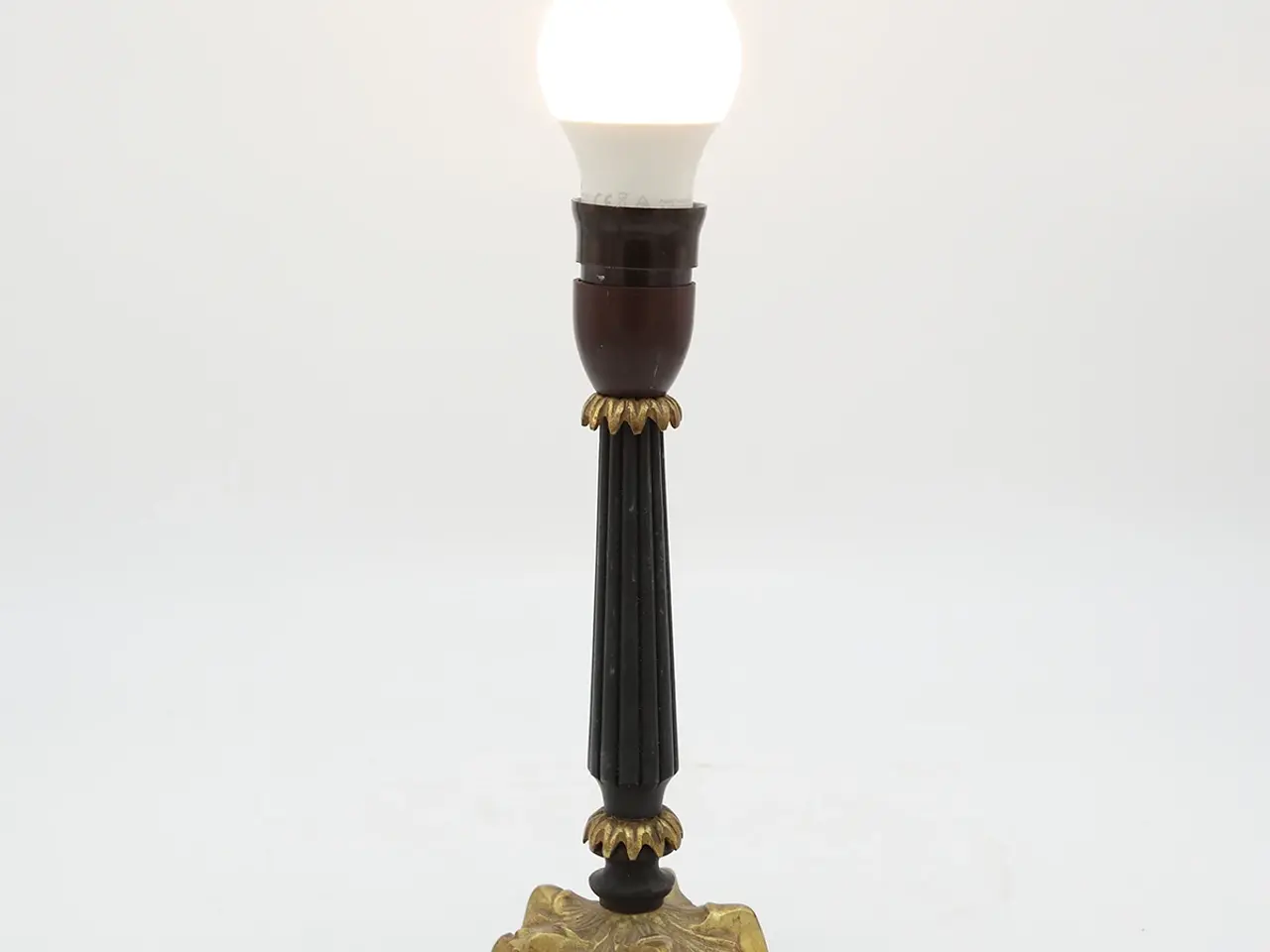 Billede 7 - Vintage sort/guld sengelampe 1940-60