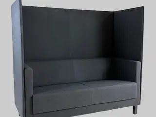 RBM Vancouver Lite VL2,5 Sofa – Mørkegrå/Sort Stel