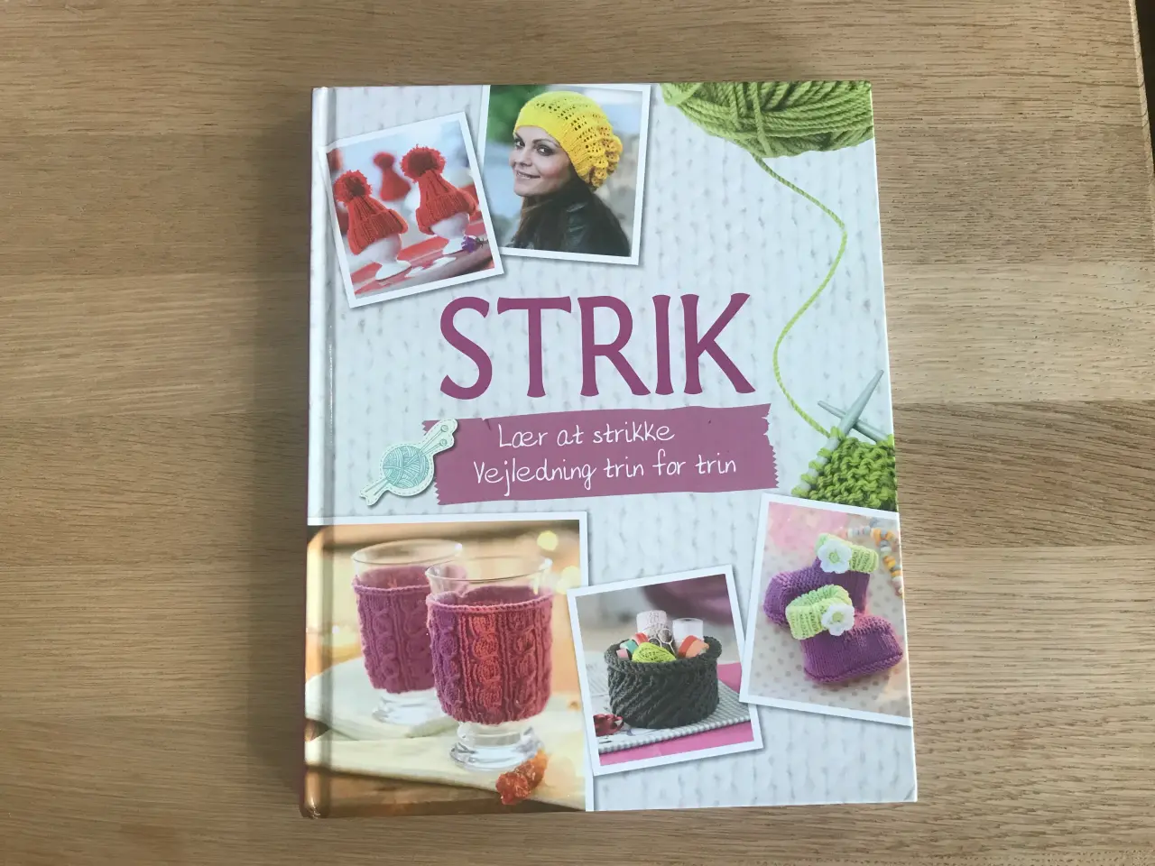 Billede 1 - STRIK - Lær at strikke - Vejledning trin for trin