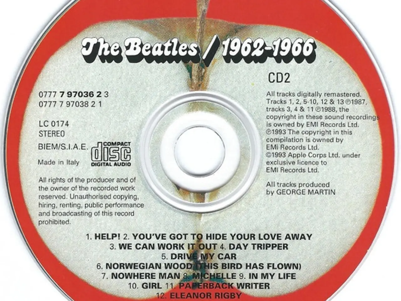 Billede 7 - The Beatles – 1962-1966 – 2CD