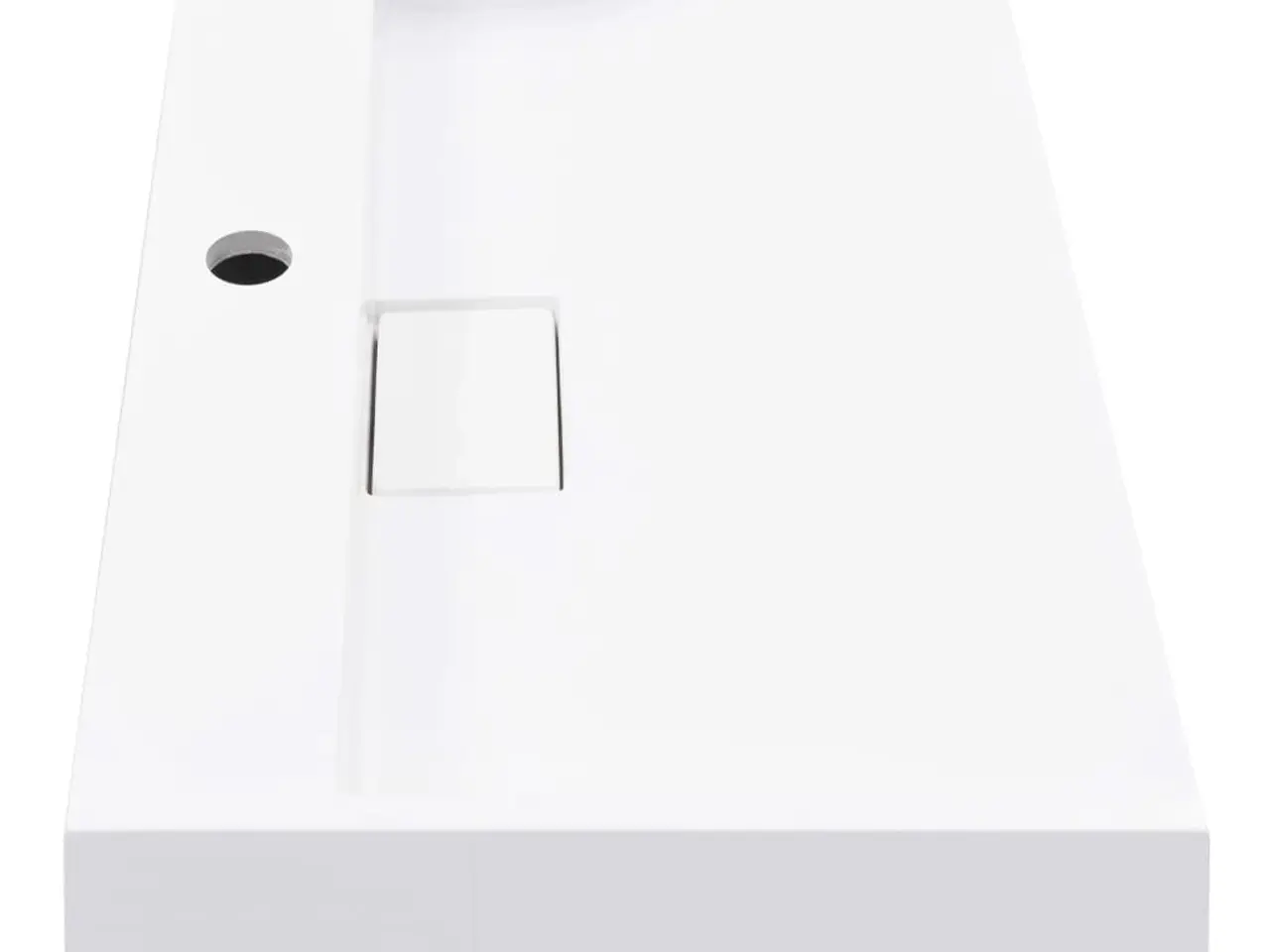 Billede 5 - Håndvask 60 x 38 x 11 cm - mineralstøbt, hvid