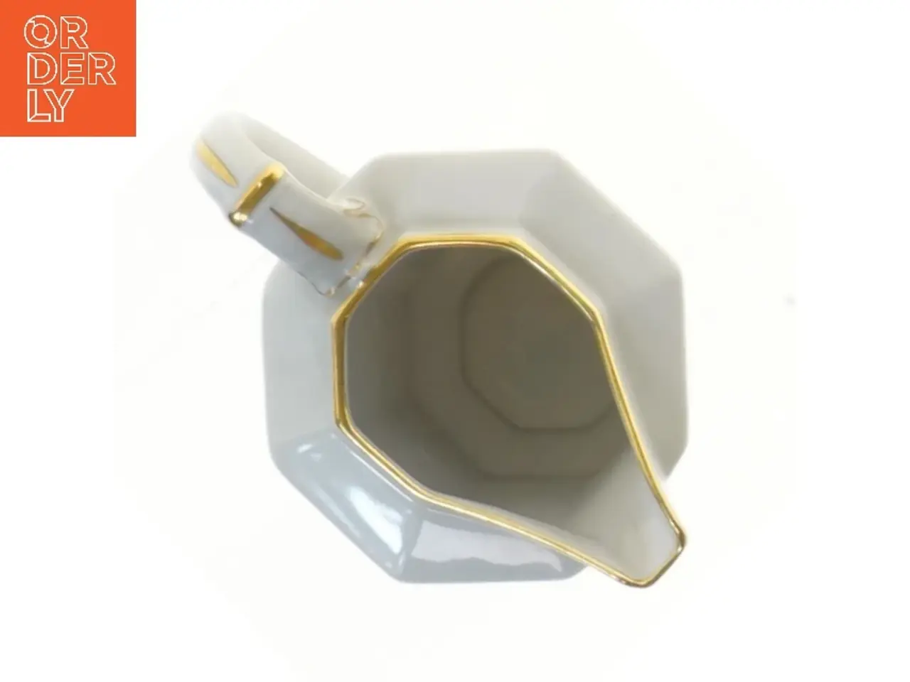 Billede 2 - Porcelænskande med blomstermotiv (str. 9 cm)
