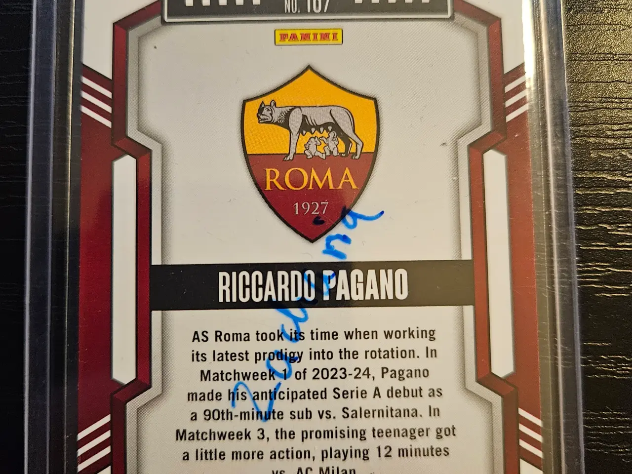 Billede 2 - Ricardo Pagano 6/15 RC Fodboldkort