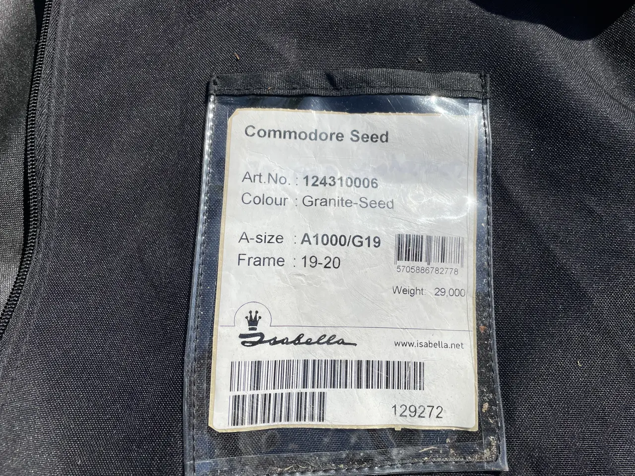Billede 2 - Isabella Commodore Seed fortelt A1000/G19