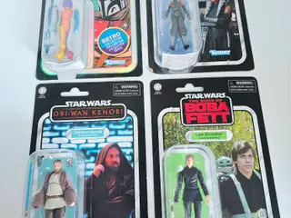 Uåbnede Star wars figurer til 125,- pr. stk.