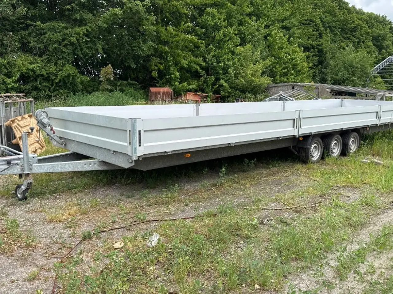 Billede 1 - Niewiadow BR3 ekstra lang 3-akslet 3500 kg trailer