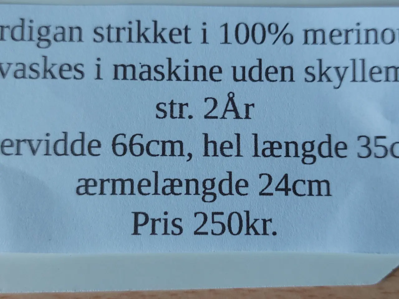 Billede 2 - Håndstrikket 