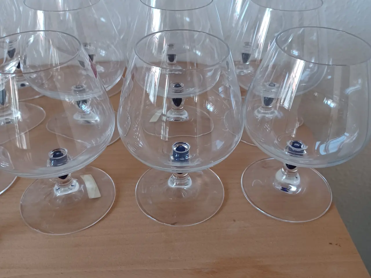 Billede 2 - 94 stk Blå Safir krystal glas