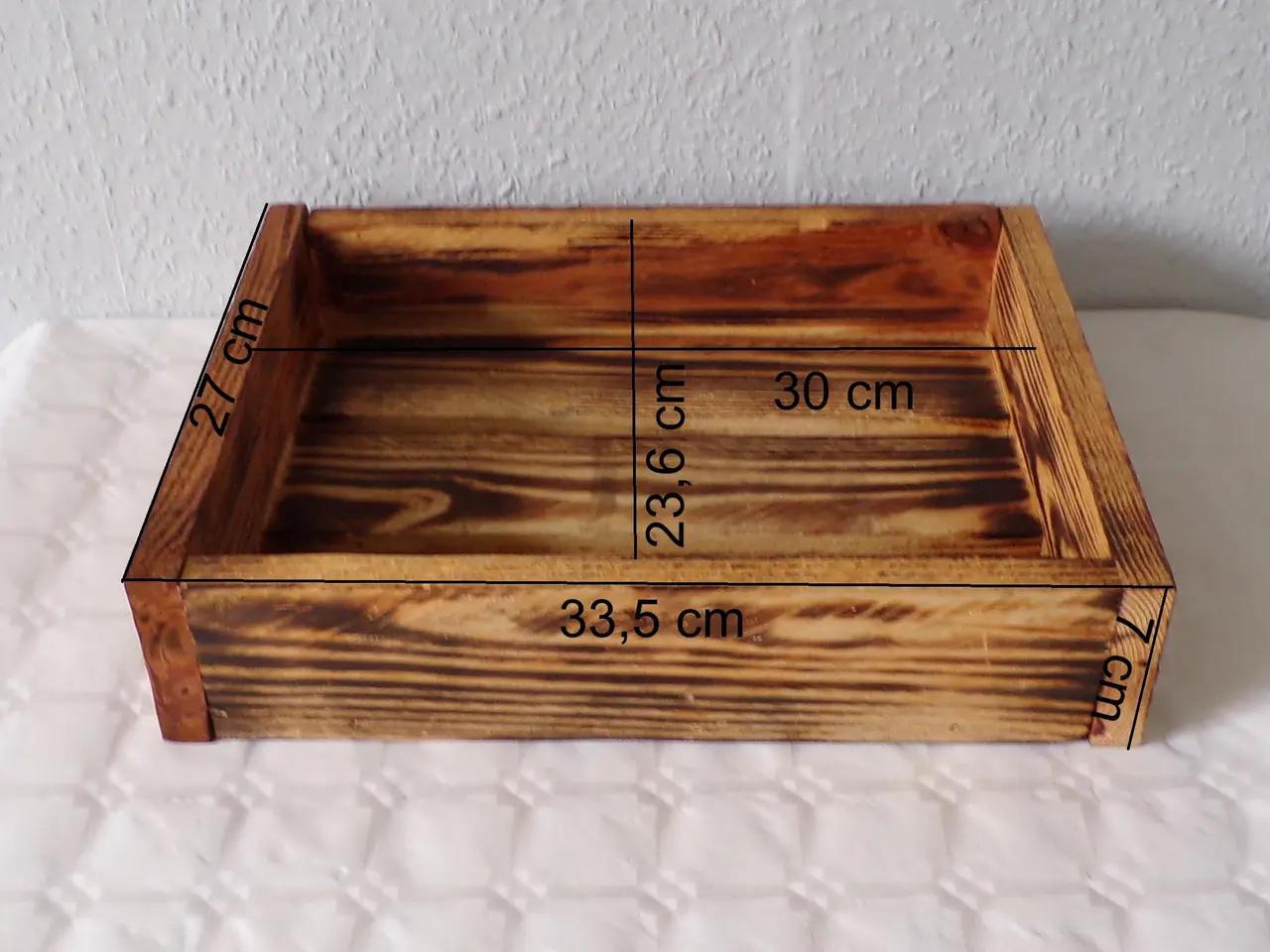 Billede 8 - Overflade brændt bakke 33,5 x 27 cm
