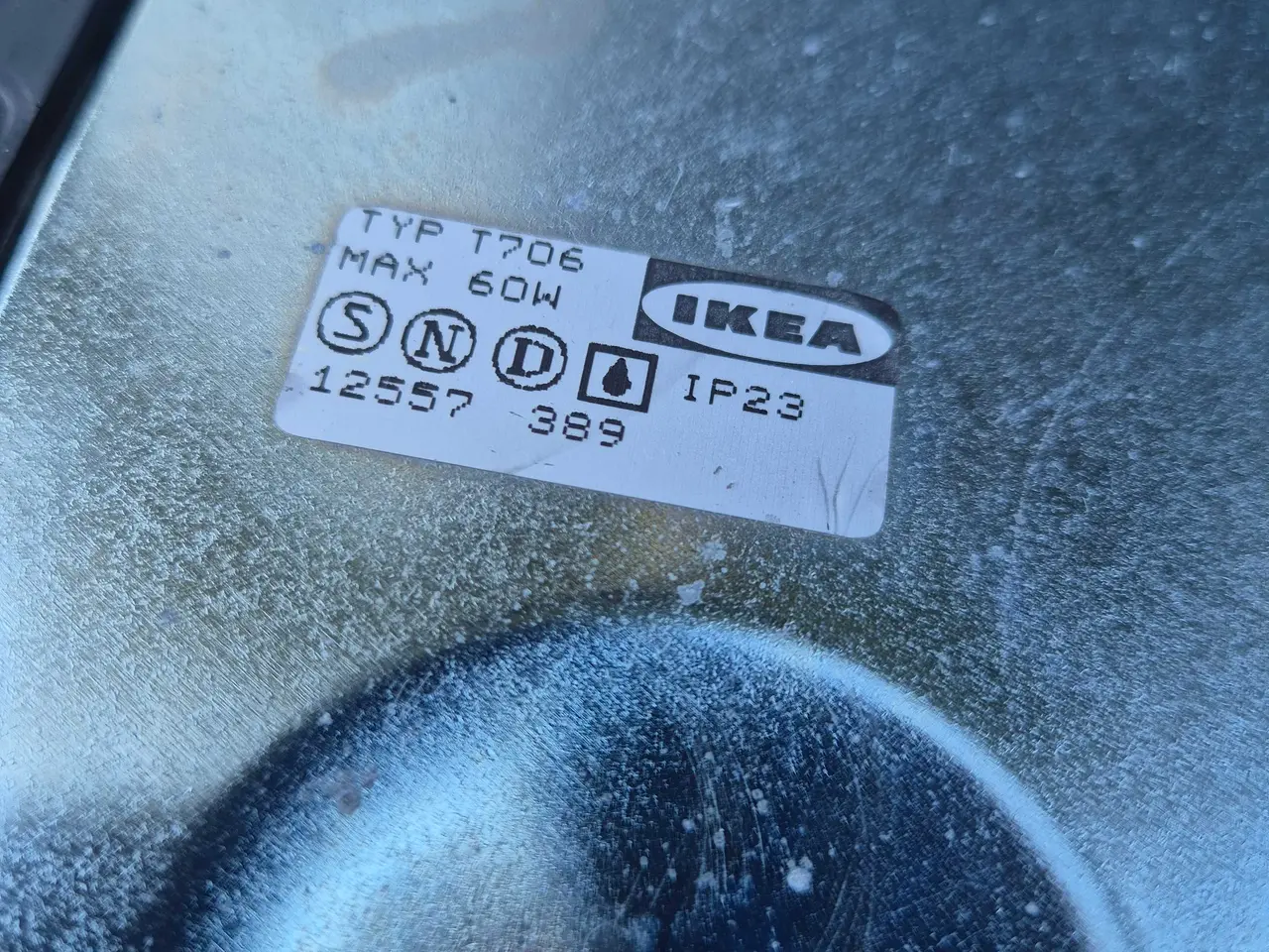 Billede 15 - Sekskantet plafond med gule glas 